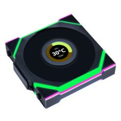 LIAN LI UNI FAN SL WIRELESS LCD 120 BLACK